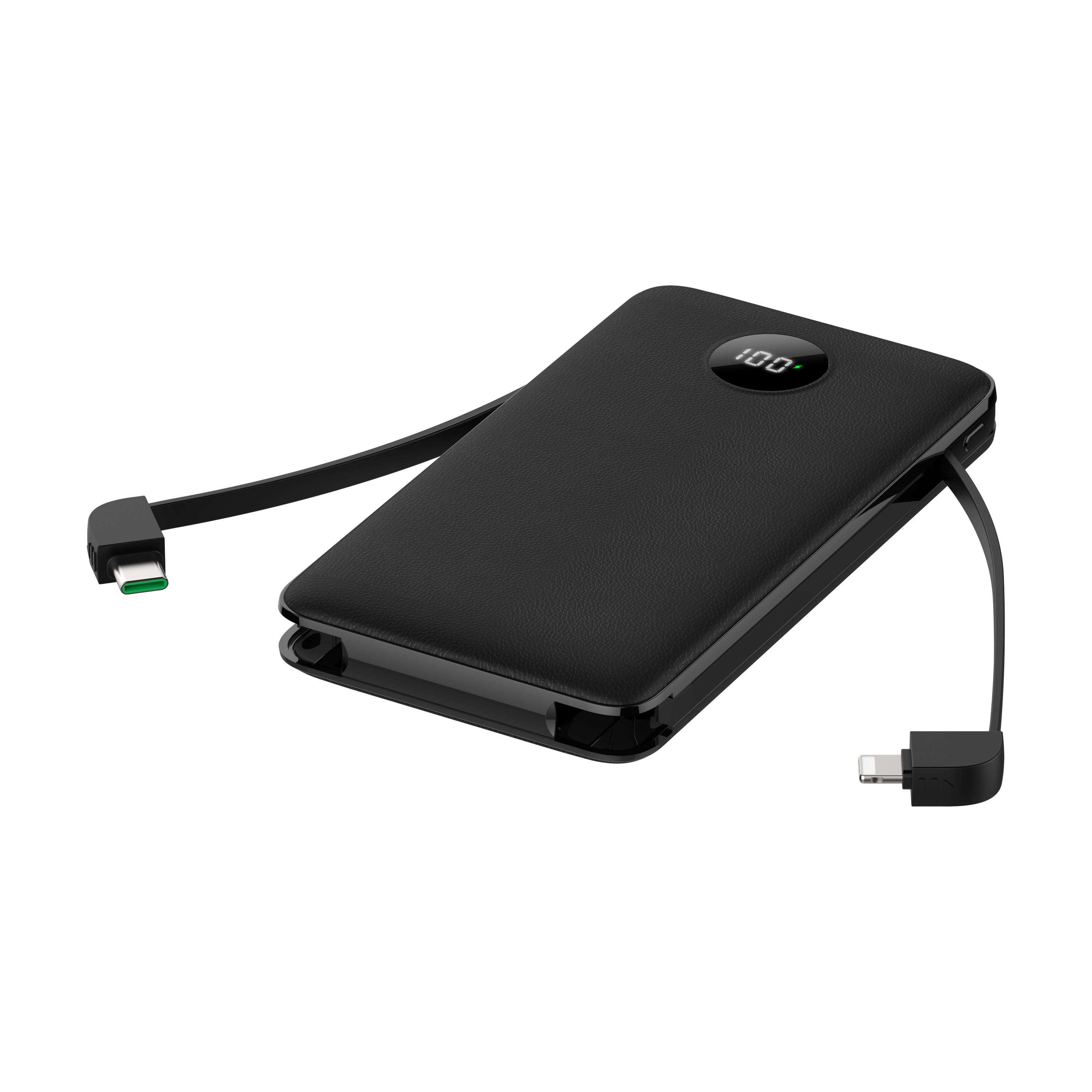 NEBULITE Powerbank 5 - 10,000mAh Fast Charging with Built-in Cables