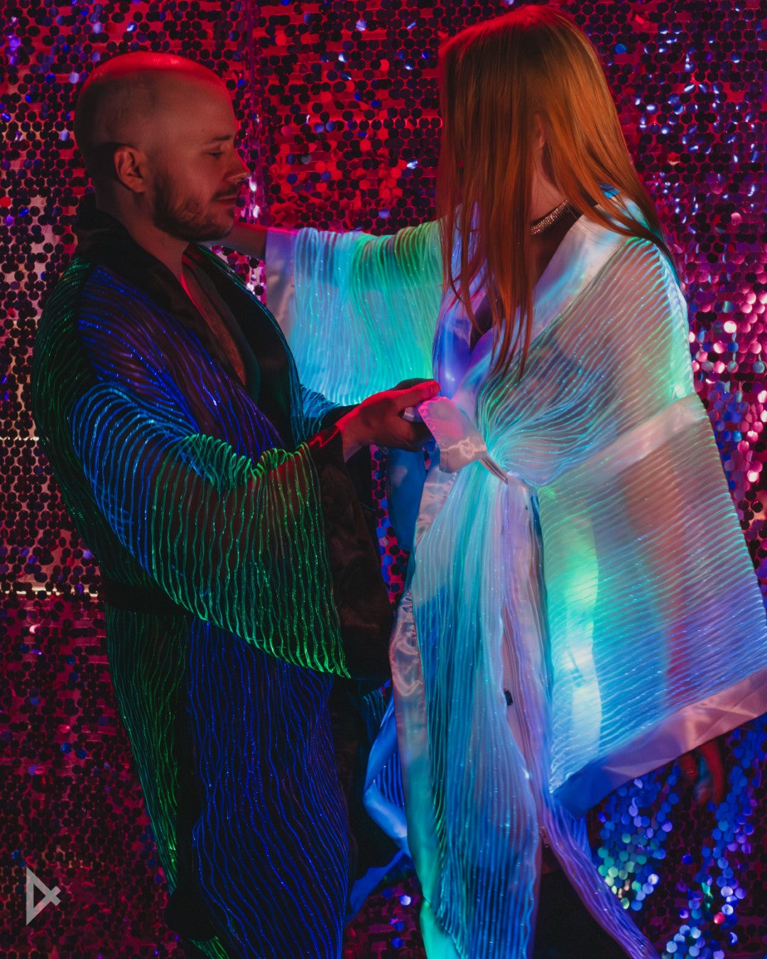 NEBULITE LED Kimono - Sound Reactive Festival Rave Wear