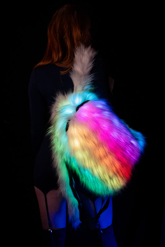 Fur Backpack